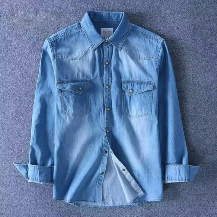 Denim Casual shirt for men - Shirt For Men - Shirt For Men